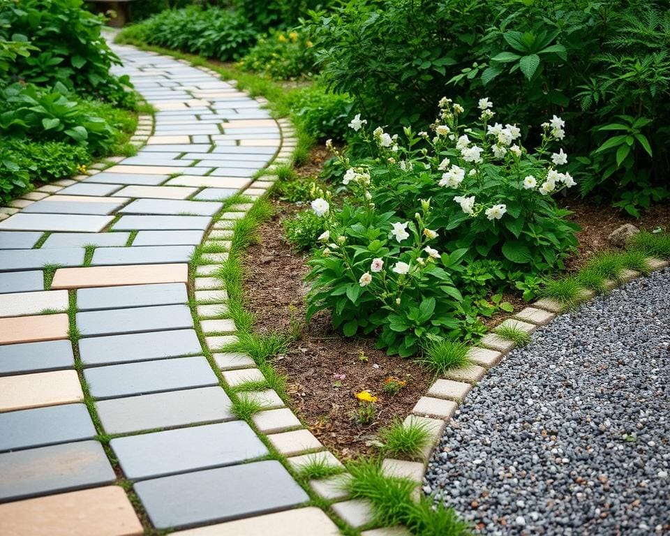 Wat zijn duurzame verhardingsopties voor tuinpaden?