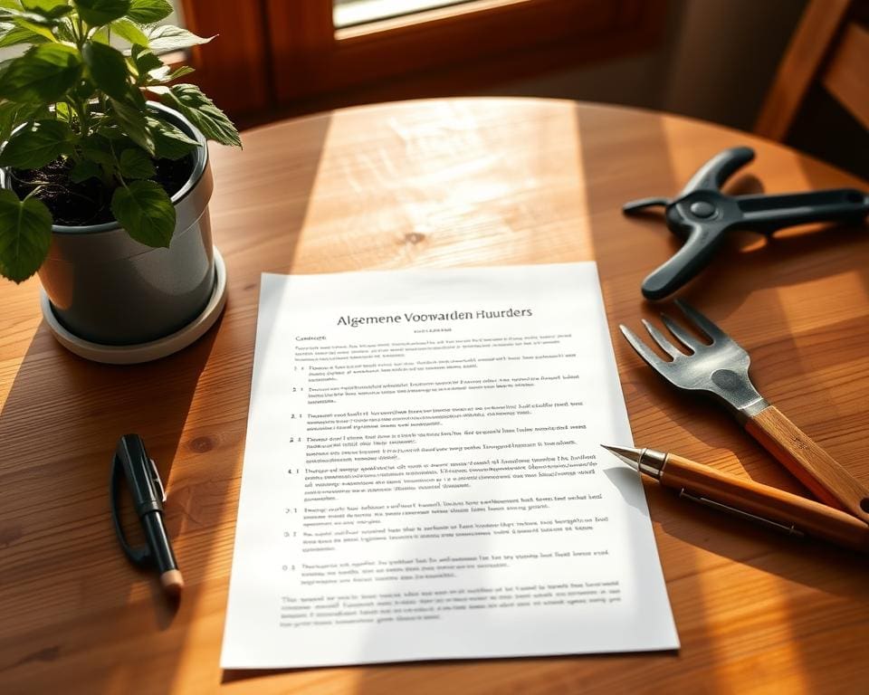 algemene voorwaarden huurders