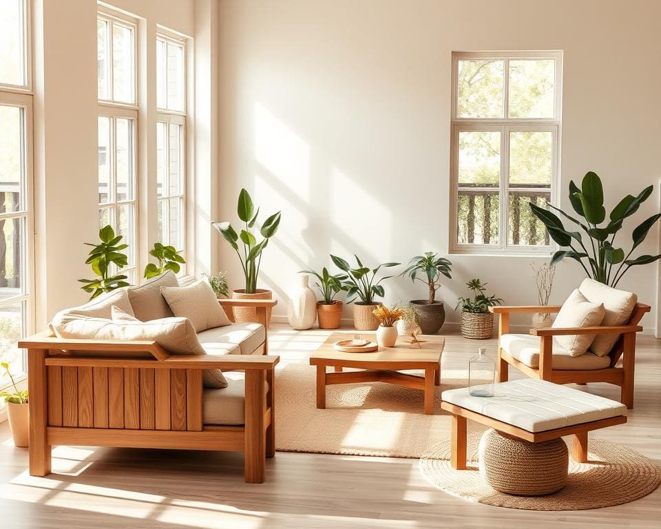 duurzame meubels en rustgevende kleuren