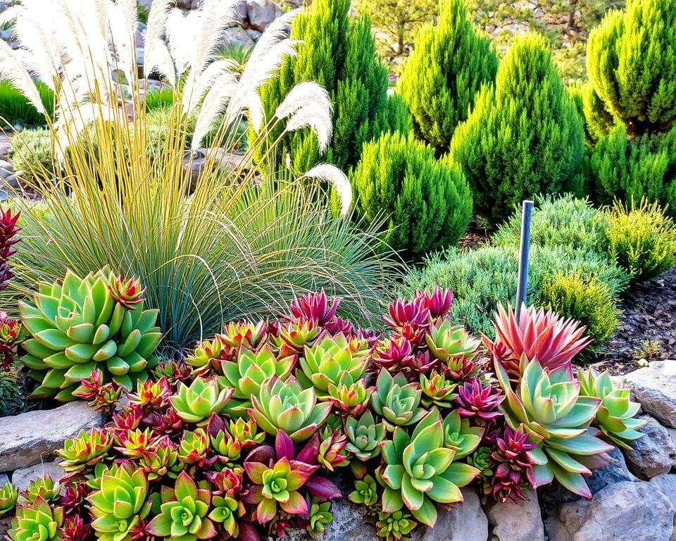 Tuinplanten die weinig onderhoud vragen