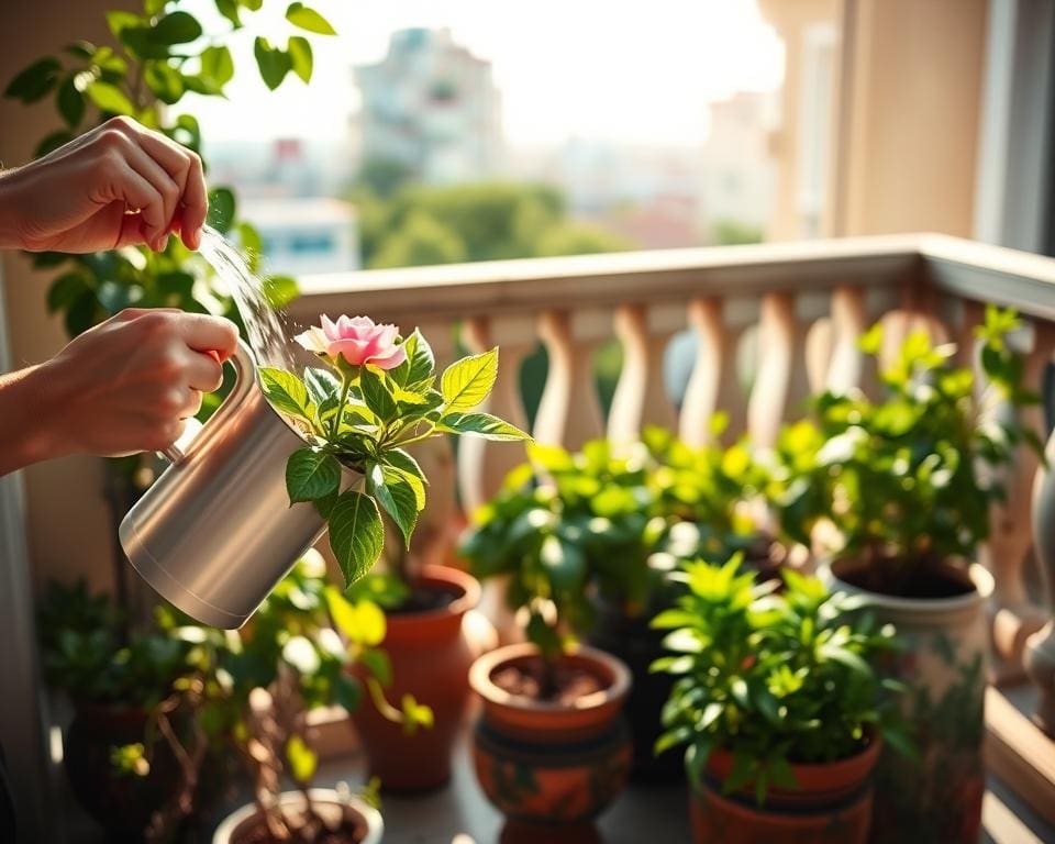 verzorging balkonplanten
