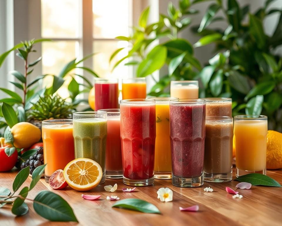 Gezonde drankjes die energie geven