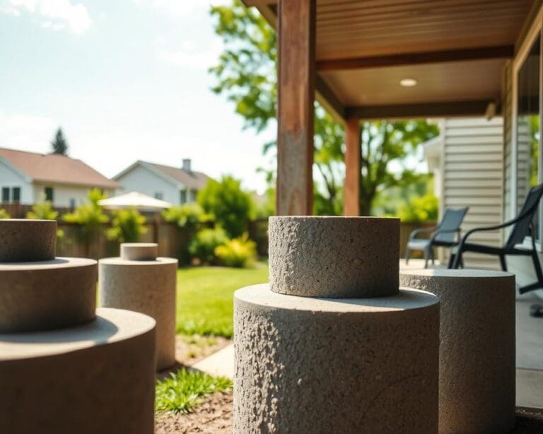 Hoe bieden betonpoeren op maat een stevige fundering voor je veranda?