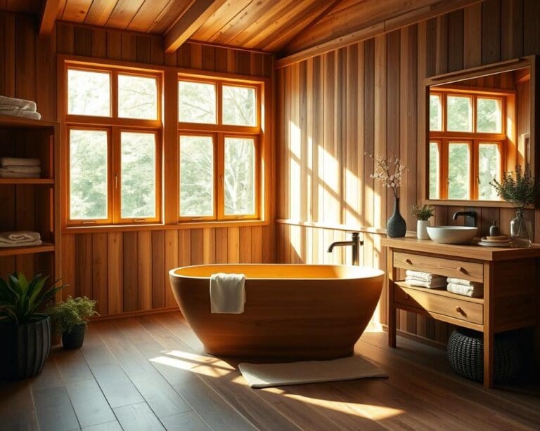 Hoe richt je je badkamer stijlvol met hout in?