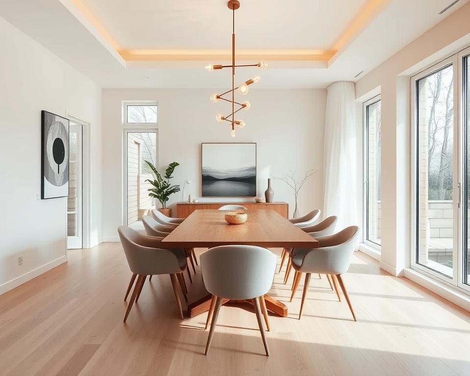 Hoe richt je je eetkamer volgens de nieuwste trends in?