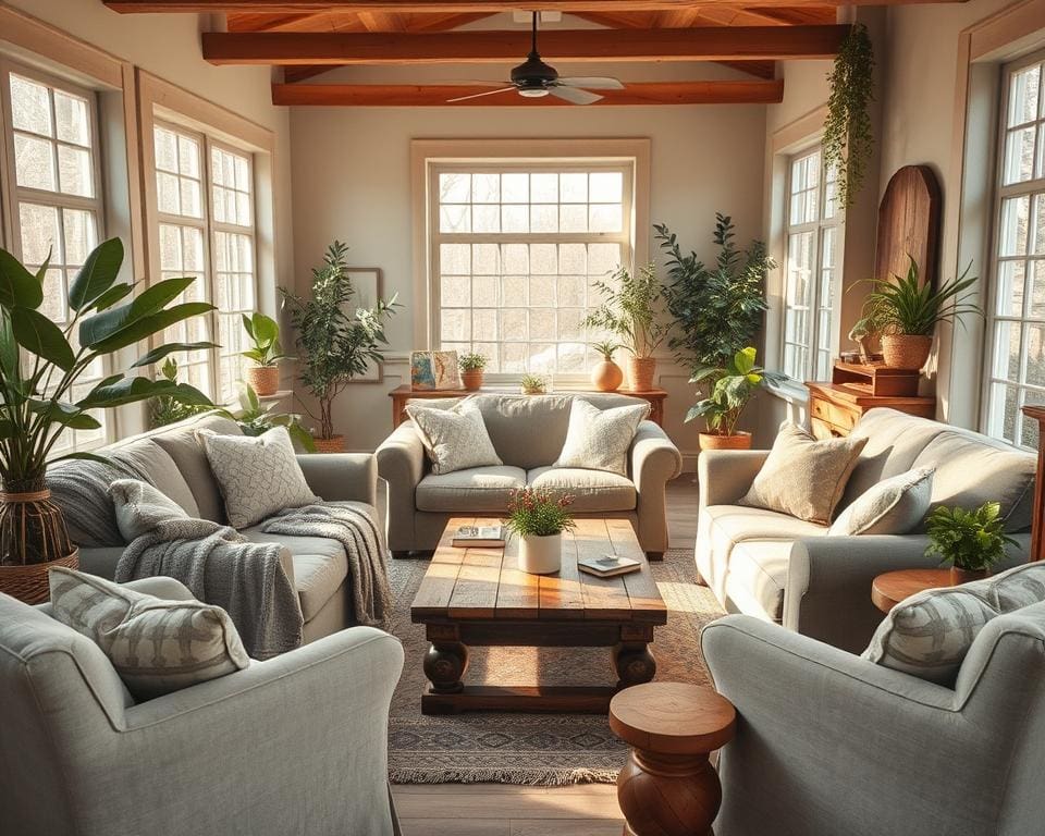 Hoe richt je je woonkamer gezellig in voor elk seizoen?