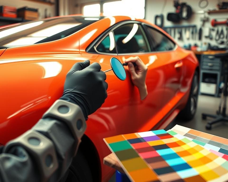 Hoe werkt een perfecte kleurmatch bij je auto?