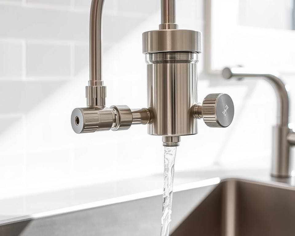 Hoe werkt een waterfilter direct aan de kraan?