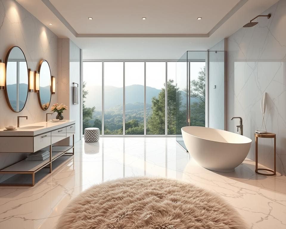 Waarmee creëer je een luxueuze badkamersfeer?