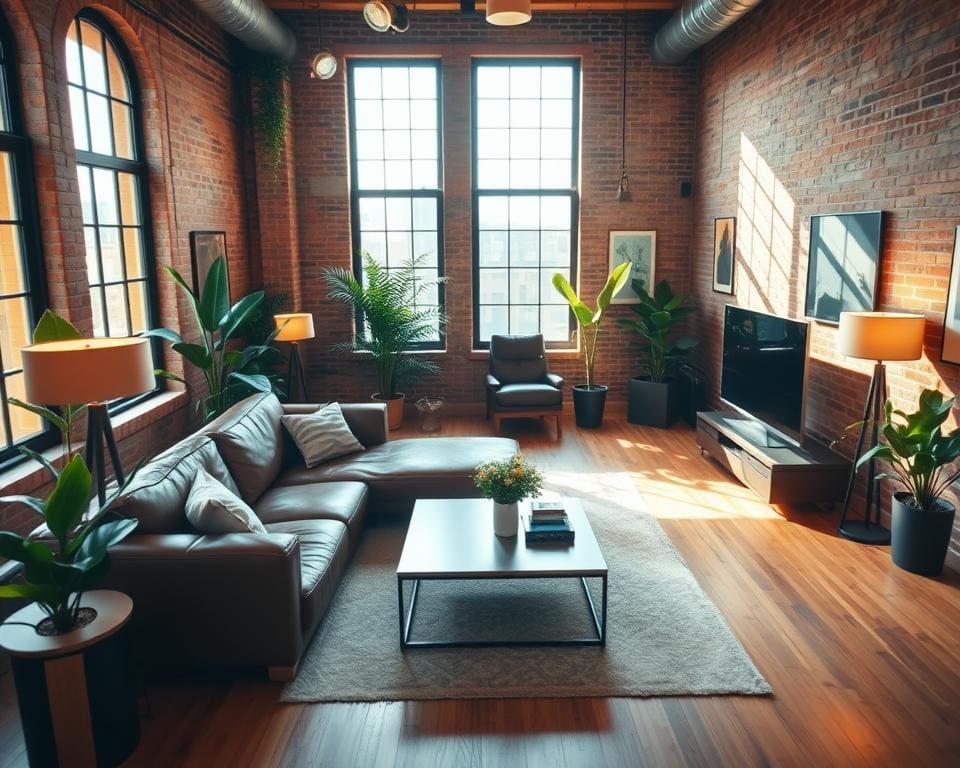 Waarmee geef je sfeer aan een moderne loft?