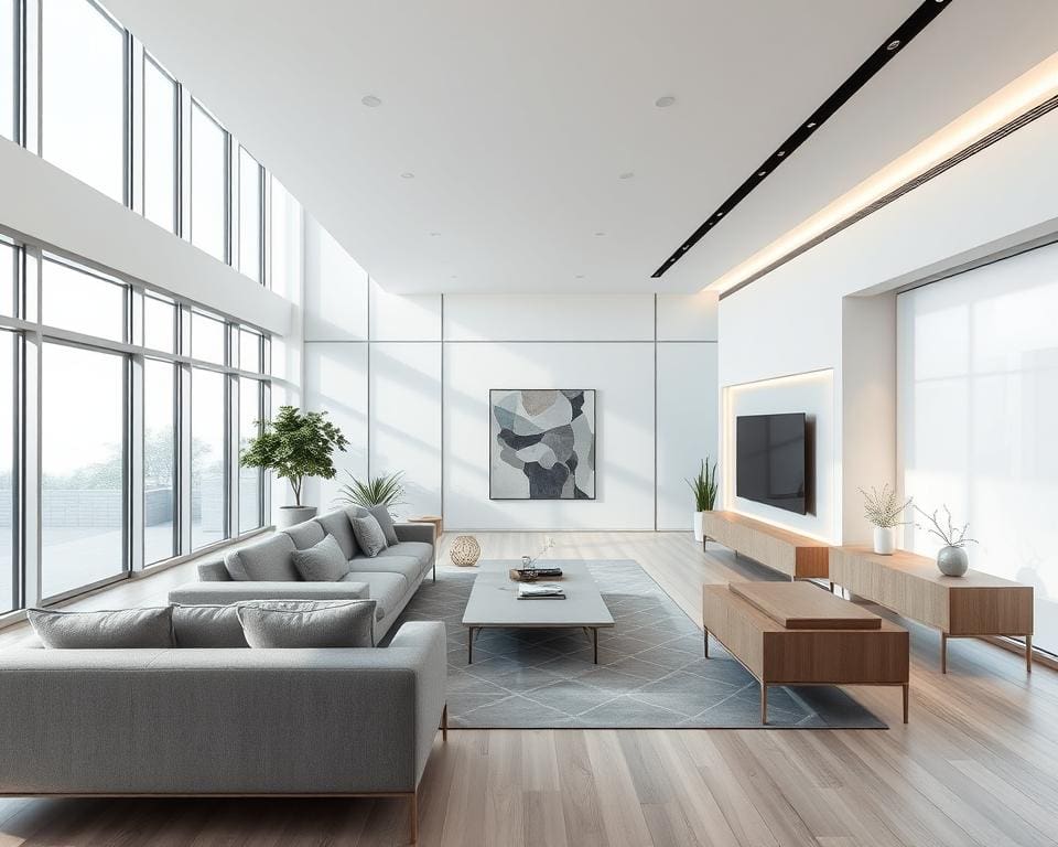 Waarmee maak je een woonkamer ultramodern?