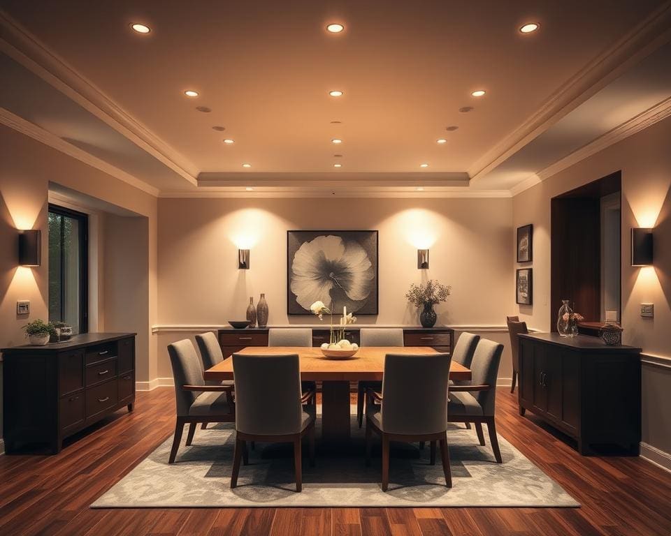 Wat maakt een eetkamer slim verlicht?