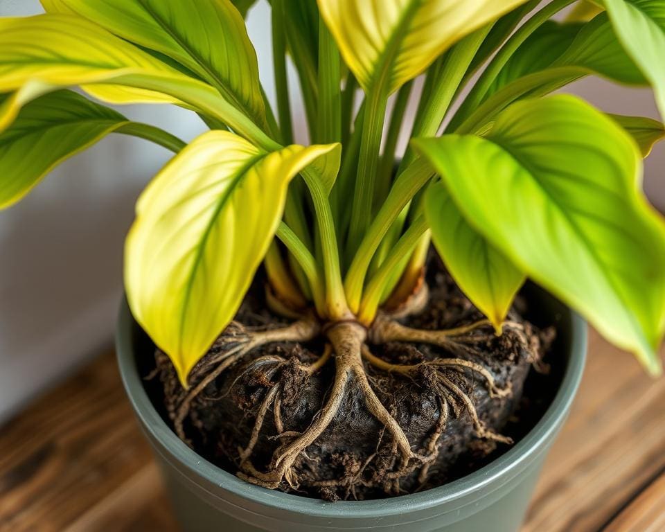 Wat te doen bij wortelrot bij kamerplanten?