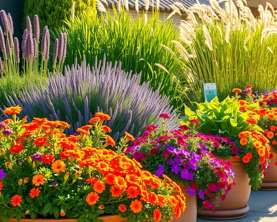 Wat zijn makkelijke planten voor buiten in de zomer?