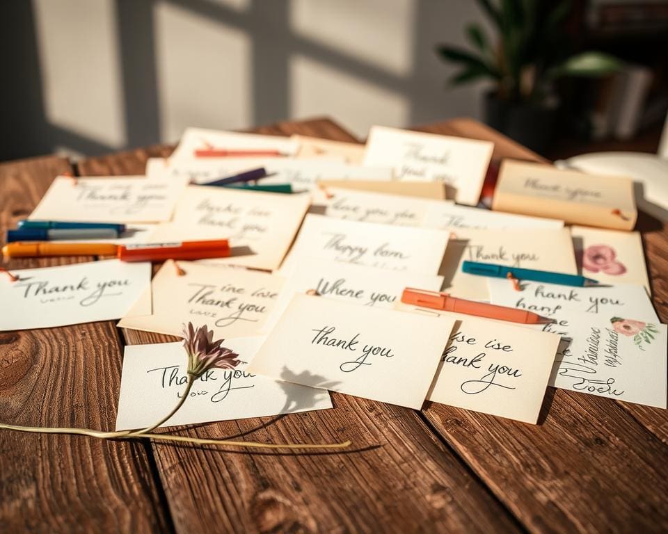 Wat zijn originele manieren om iemand te bedanken?