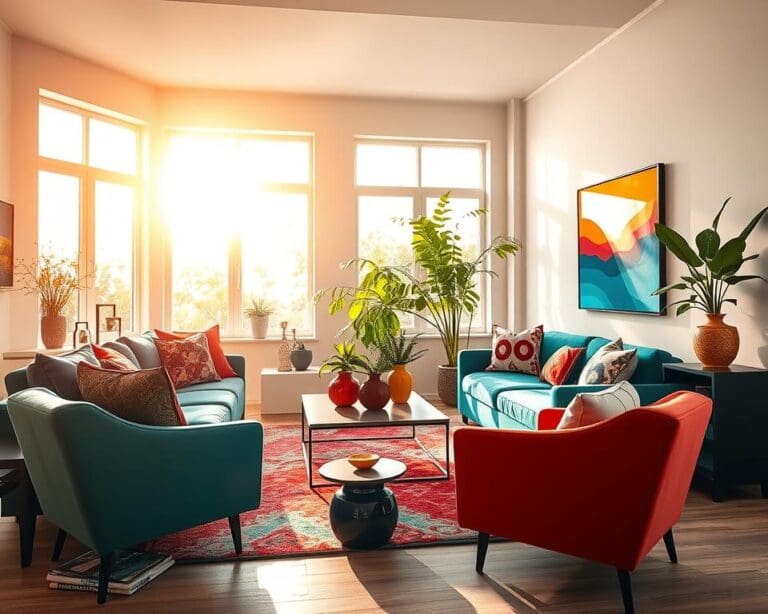 Welke kleuren brengen energie in je woonkamer?