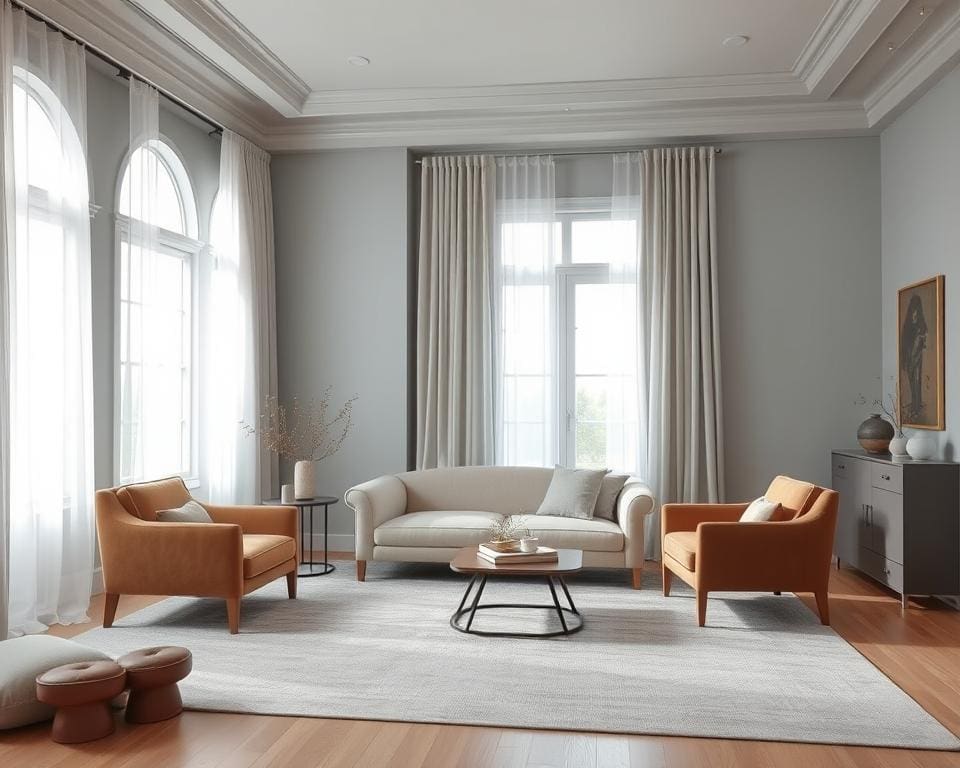 Welke kleuren geven een chique, kalme uitstraling?