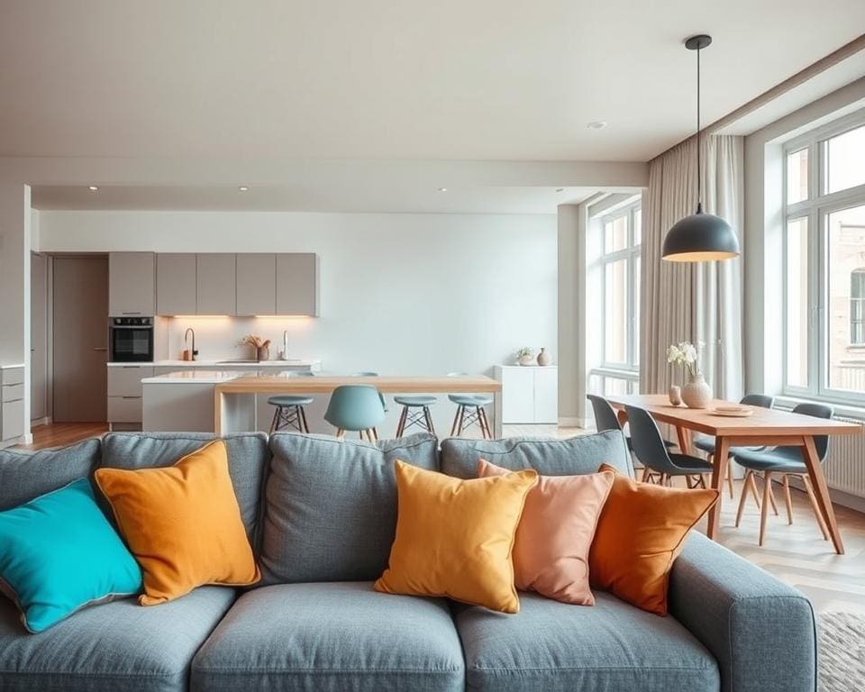 Welke kleuren passen bij een modern appartement?