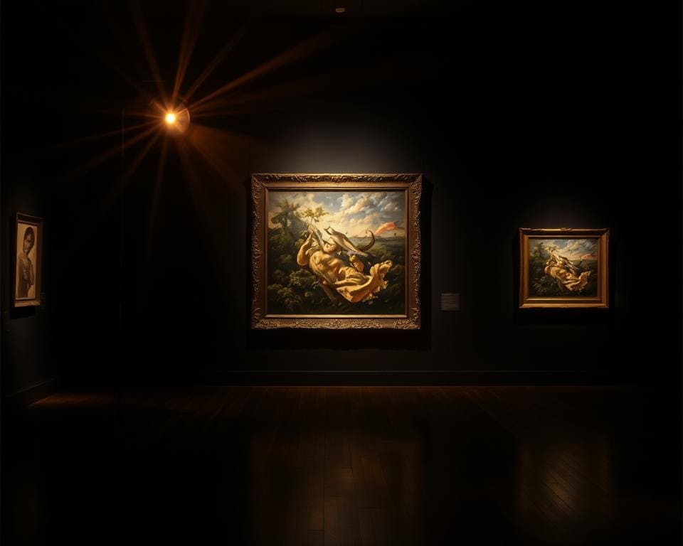 Welke verlichting geeft het beste accent op kunstwerken?