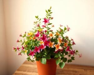 Hoe verzorg je kamerplanten met kleurrijke bloesems?