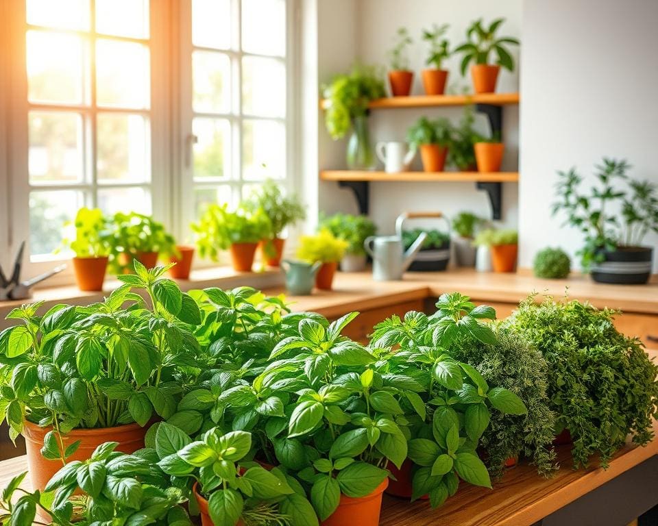 Hoe verzorg je kruidenplanten in de keuken?