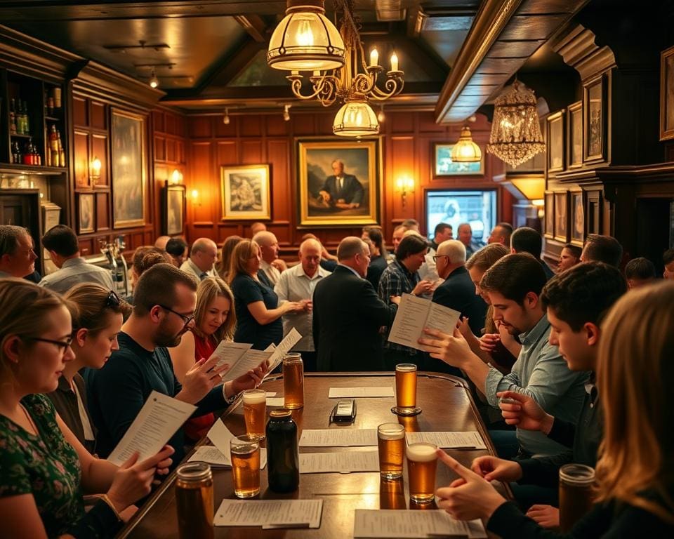 Hoe werkt een pubquiz voor bedrijfsevenementen?