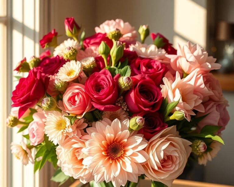 Wat maakt een boeket bloemen altijd een goede verrassing?