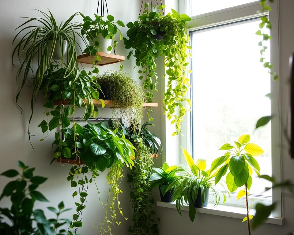 Wat maakt hangplanten ideaal voor kleine ruimtes?