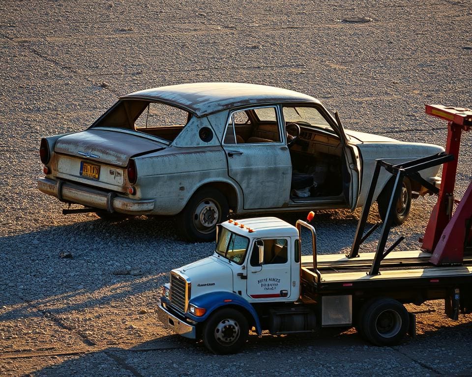 Wat zijn de voordelen van auto laten ophalen voor sloop?