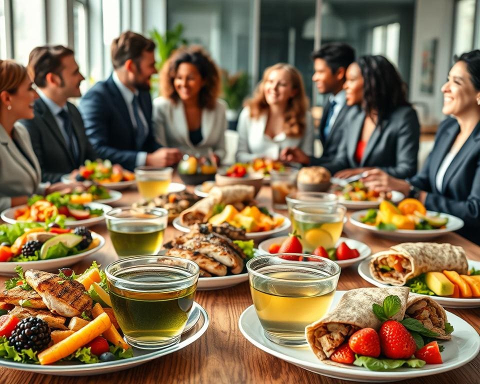 Hoe kies je een zakelijke lunch die energie geeft?