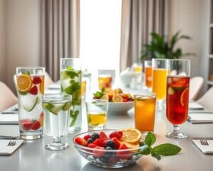 Hoe kies je gezonde drankopties voor vergaderingen?