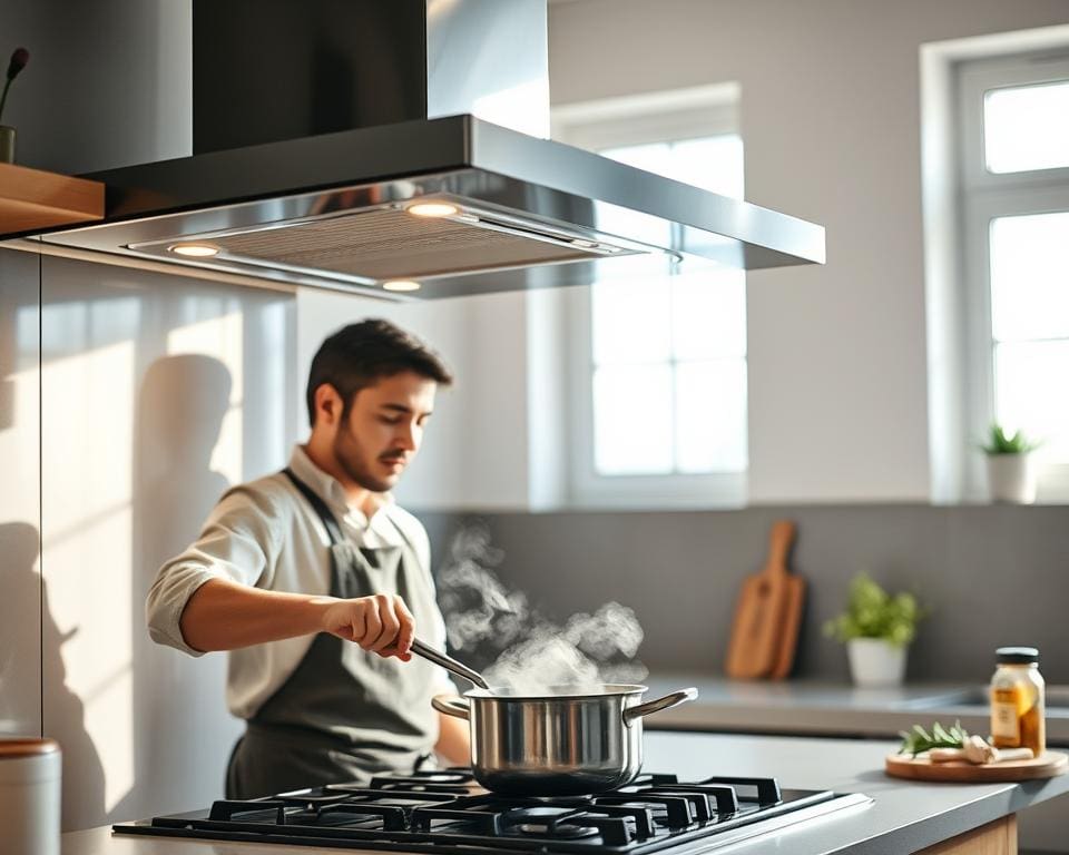 Waarom is ventilatie belangrijk bij koken?