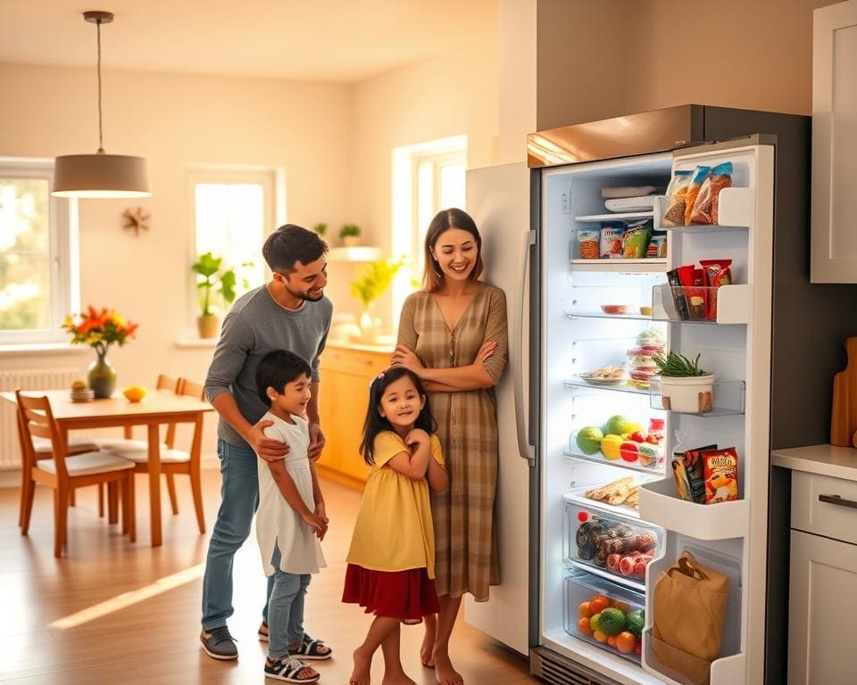 Wat maakt een koelkast geschikt voor gezinnen?