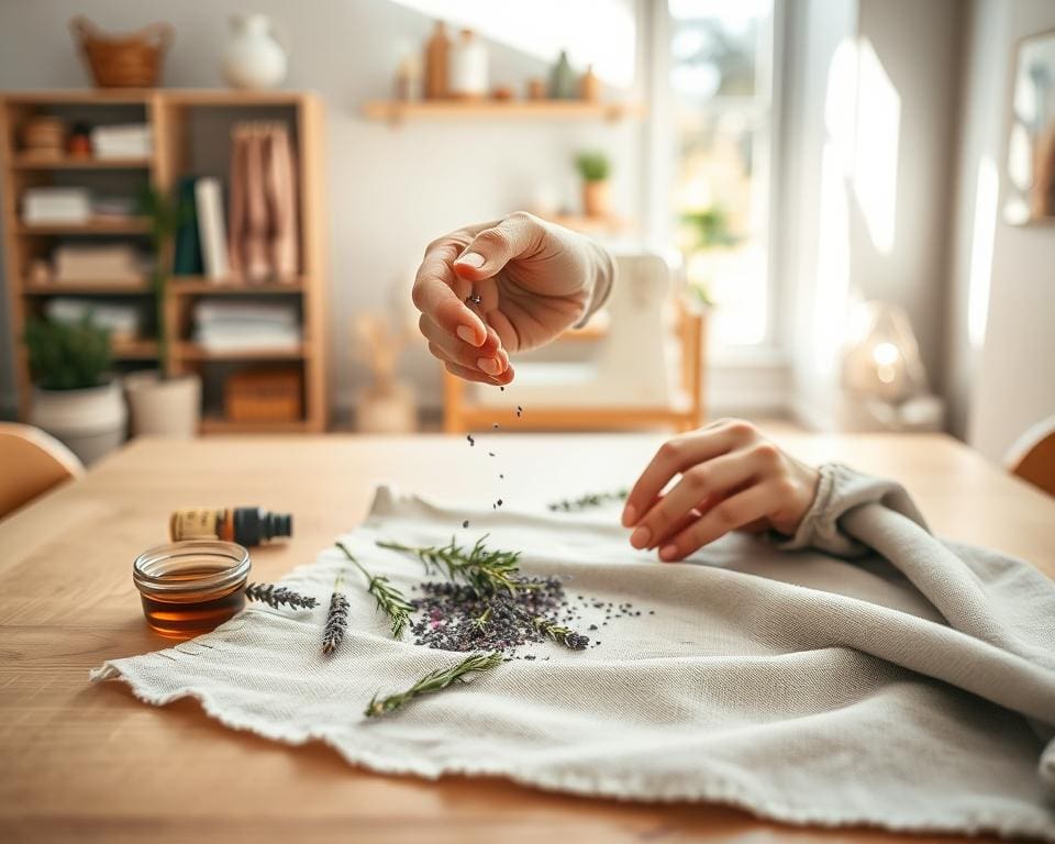 Hoe breng je natuurlijke geur in textiel?