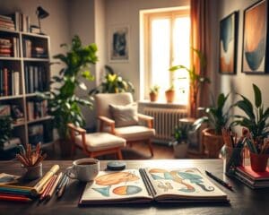 Hoe creëer je een creatieve routine?