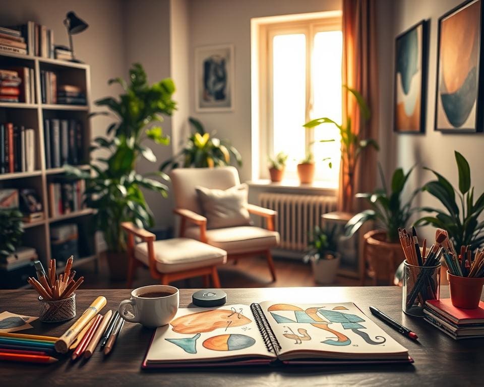 Hoe creëer je een creatieve routine?