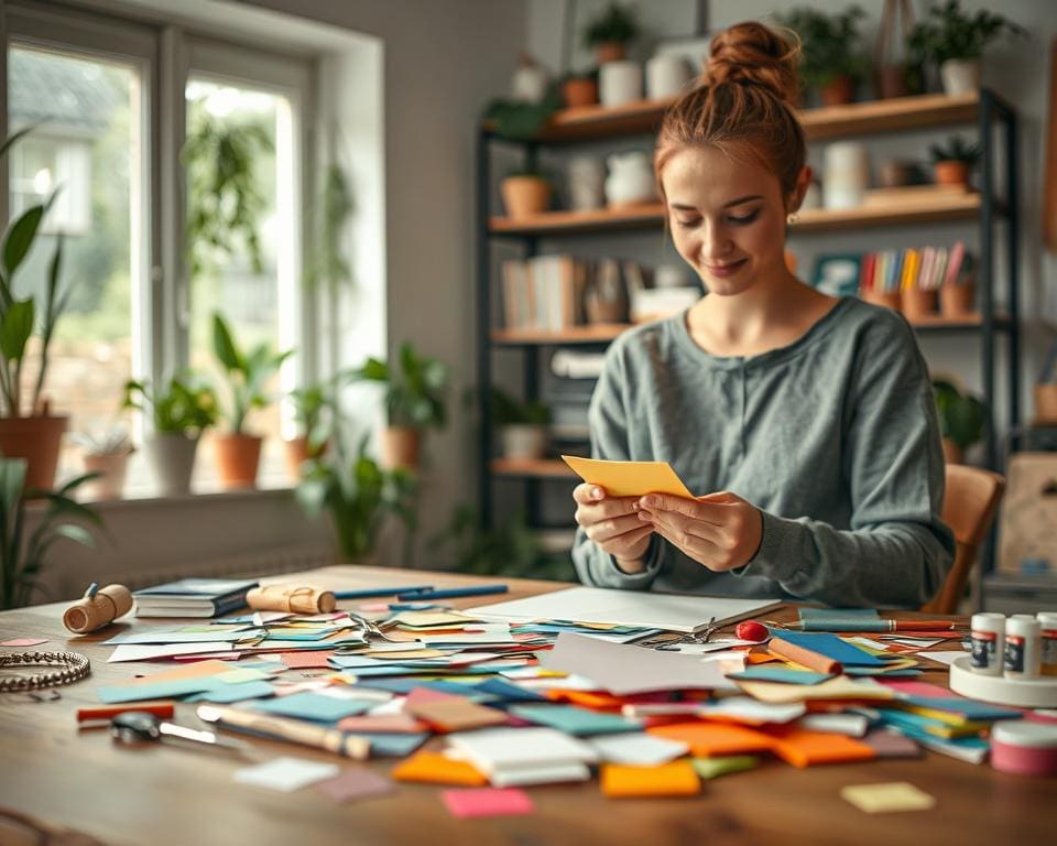 Hoe helpt knutselen bij mentale rust?