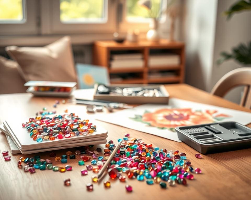 Wat maakt diamond painting hobbykaarten zo uniek?