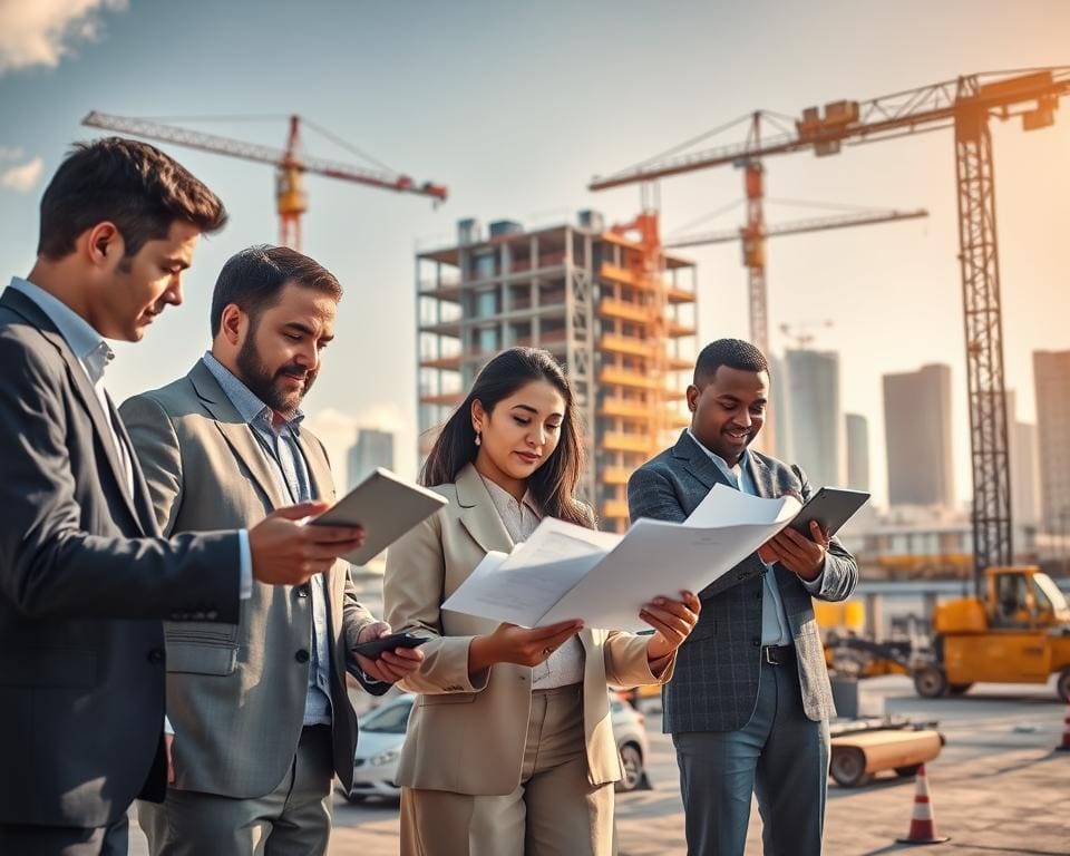 Wat typeert modern werken in industrie en bouw?