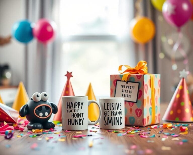 Wat zijn leuke cadeaus met humor?