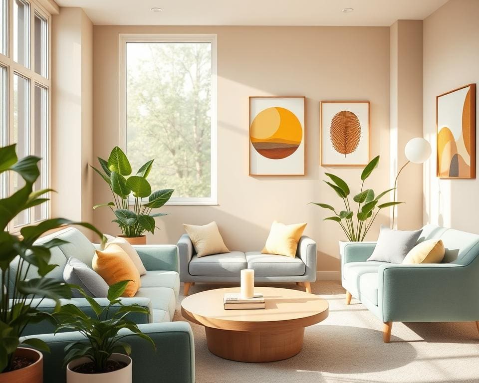 Welke kleuren kalmeren zonder te vervelen?