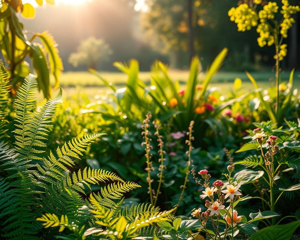Welke planten ademen frisheid bij ochtendlicht?