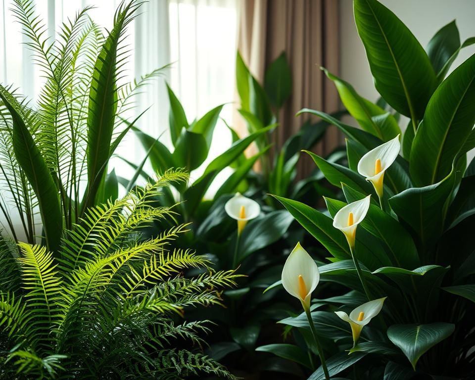 Welke planten brengen stilte en frisheid samen?