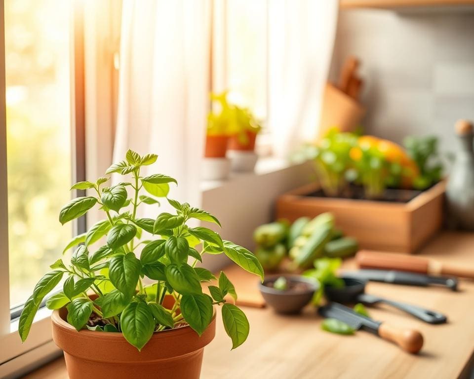 Hoe houd je basilicum gezond in de keuken?