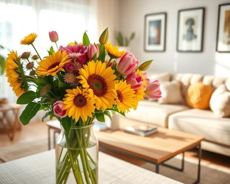 Hoe vrolijken verse bloemen je interieur op?