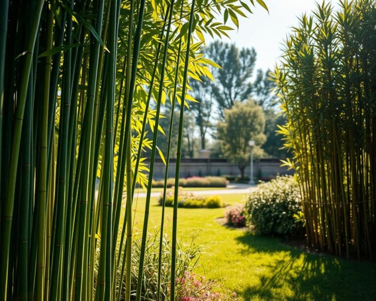 Wat maakt bamboe geschikt als natuurlijke erfafscheiding?