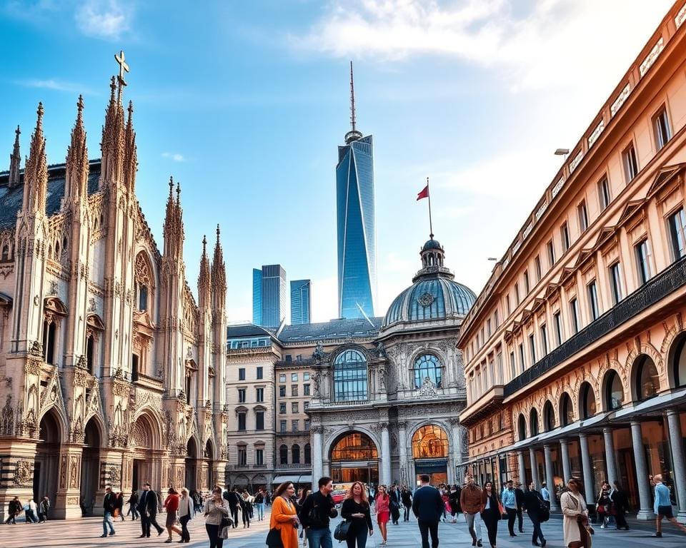 Welke bezienswaardigheden zijn populair in Milaan?