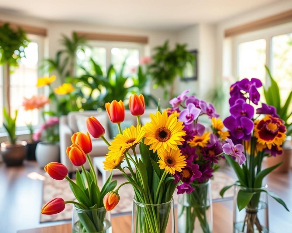 Welke bloemen zorgen voor meer kleur in huis?