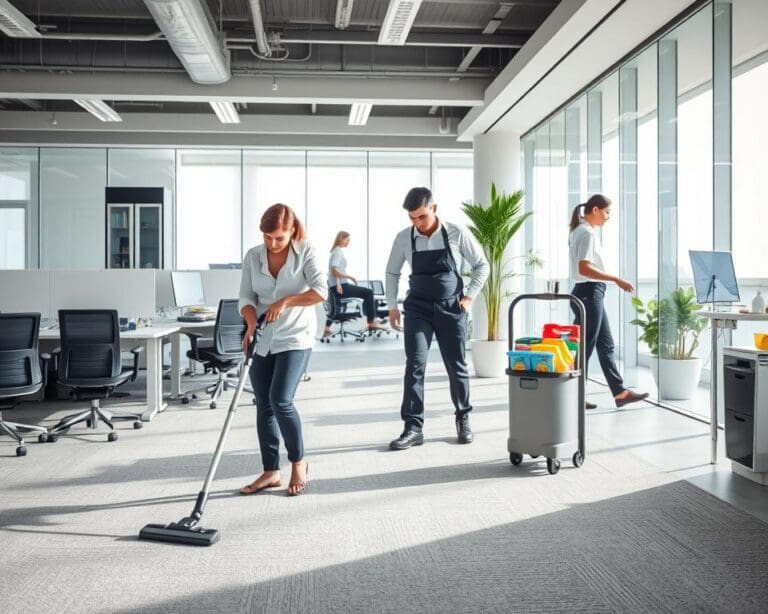 Hoe werkt professionele kantoor schoonmaak binnen bedrijven?