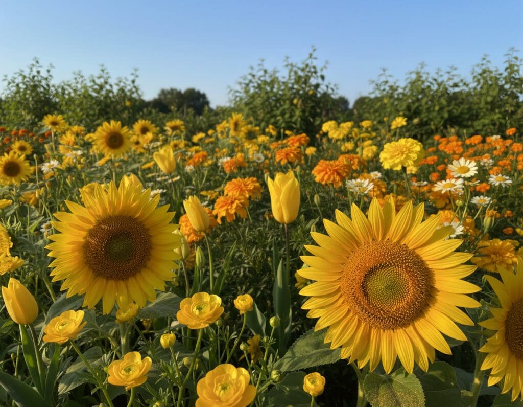 gele bloemen